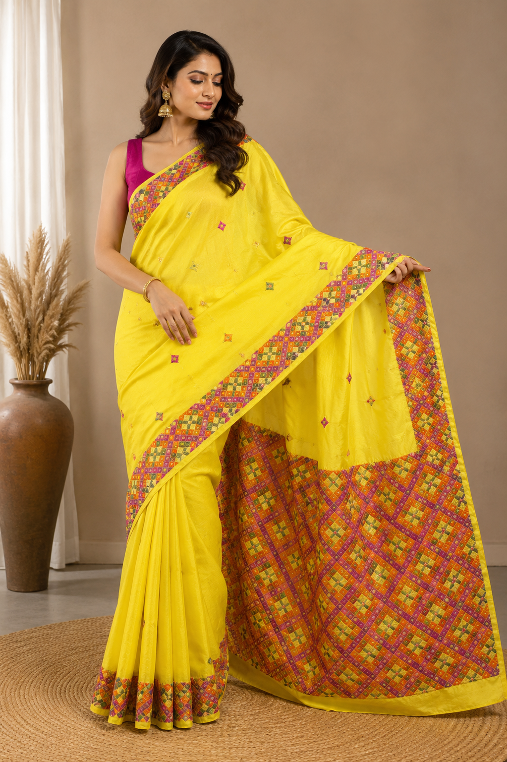 PHULKARI SARI