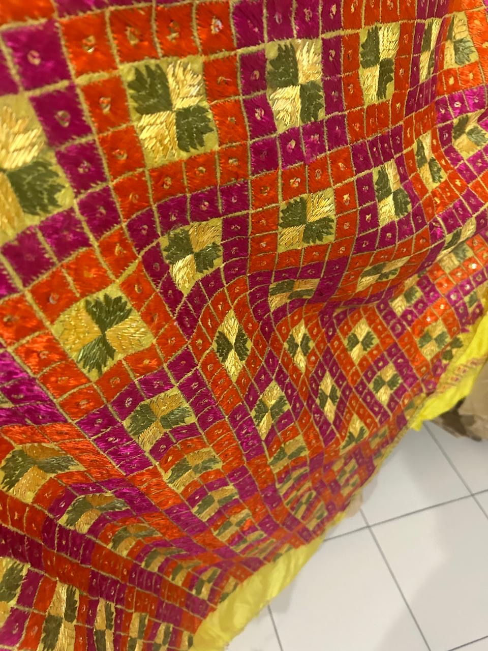 PHULKARI SARI