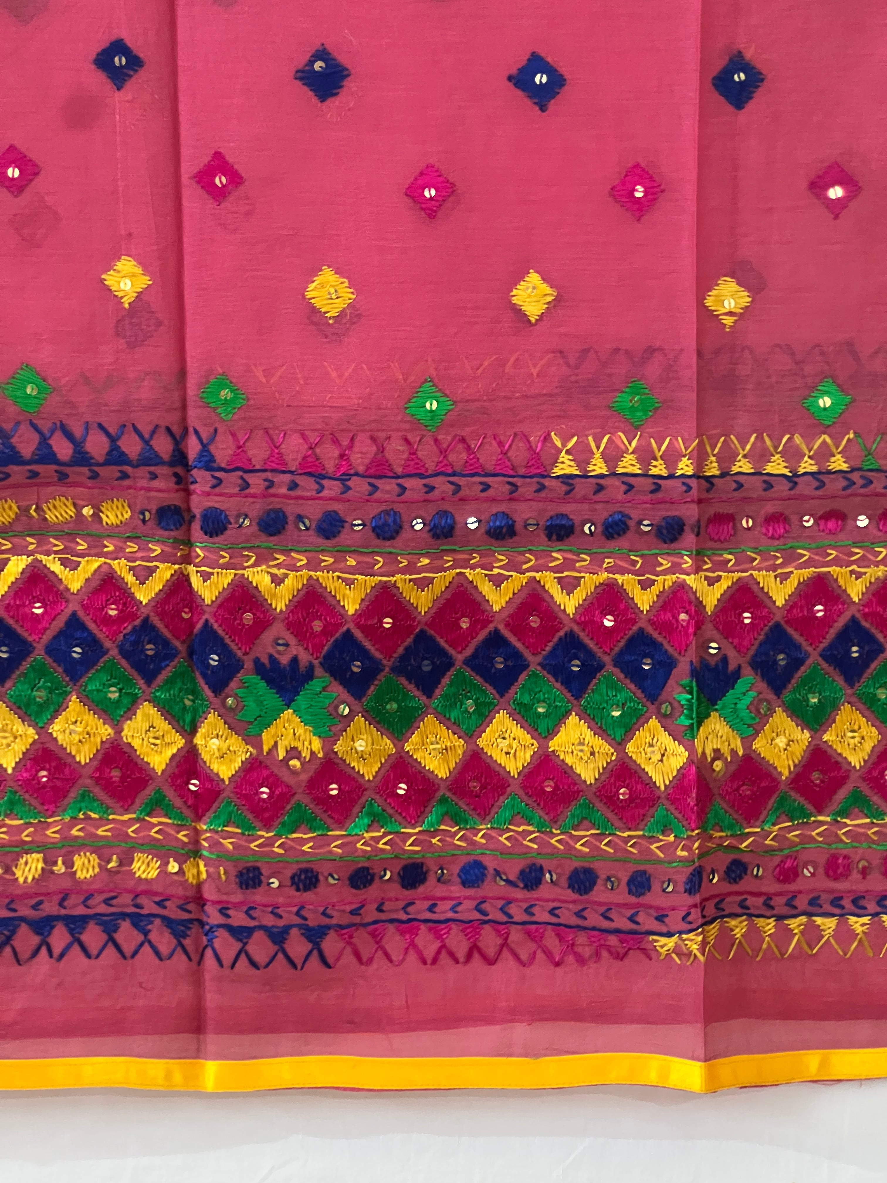 Hand-Embroidered Phulkari Dupatta