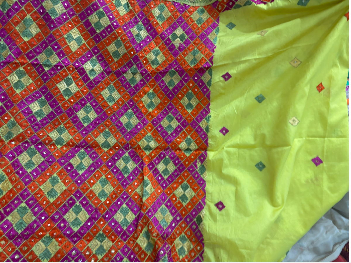 PHULKARI SARI