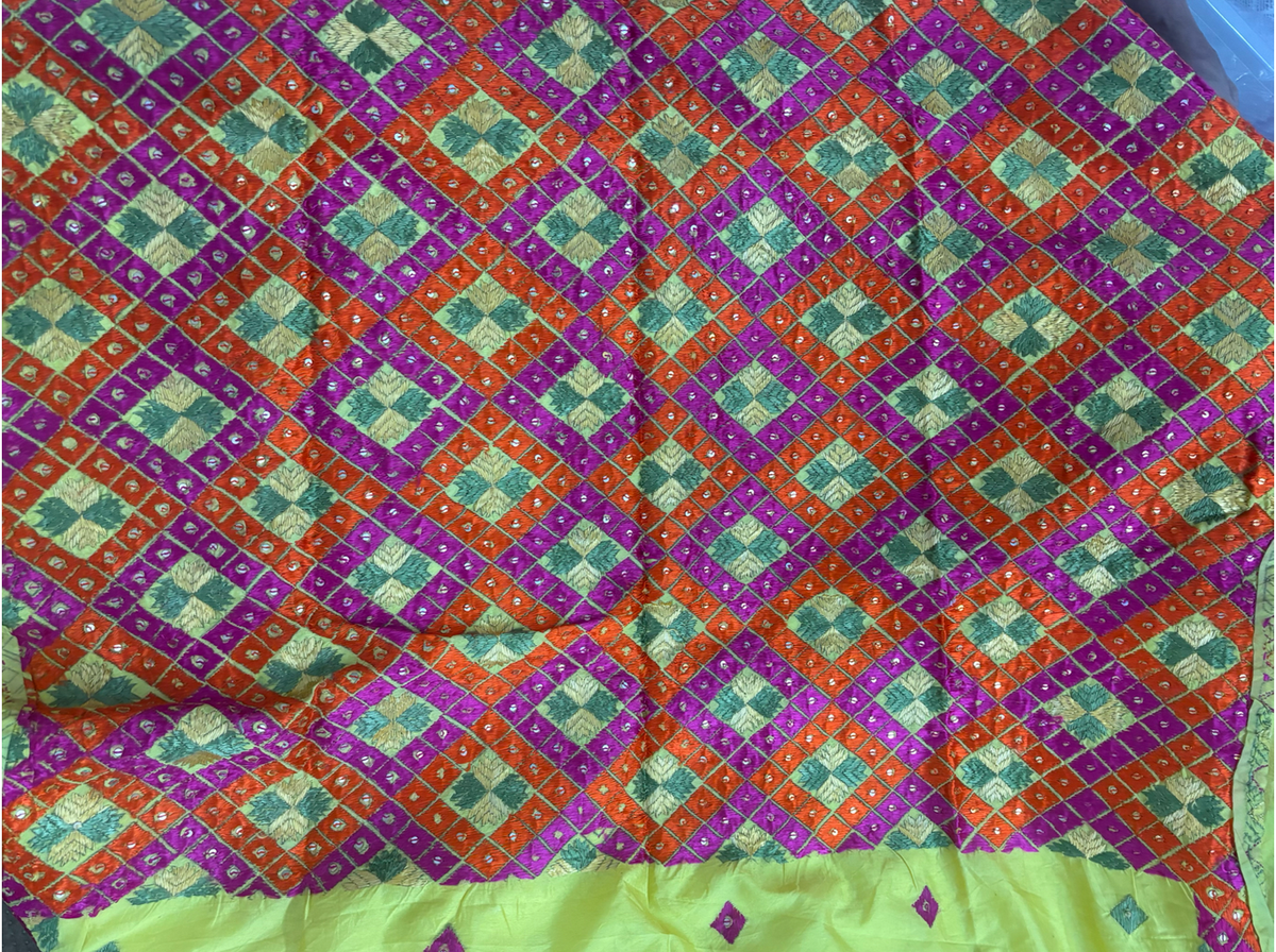 PHULKARI SARI
